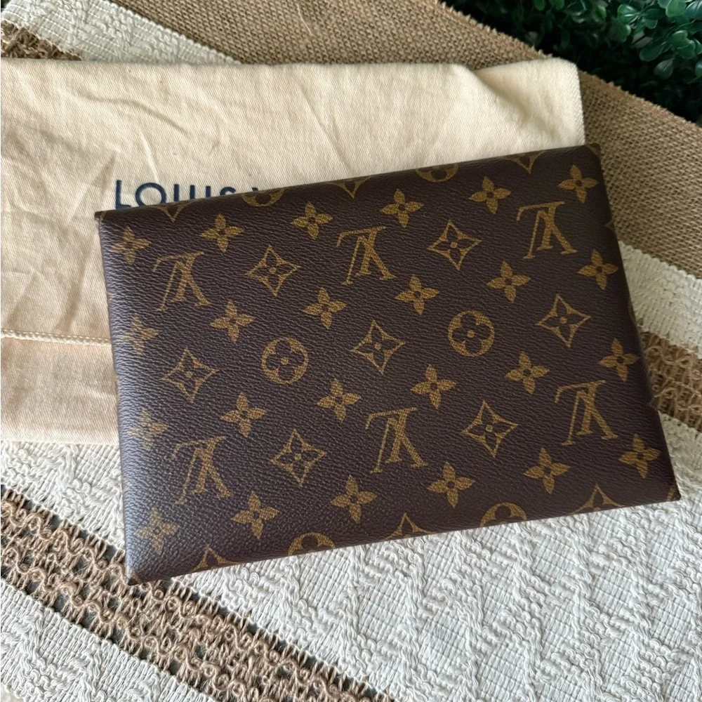 Louis Vuitton Monogram Canvas Large Kirigami Envelope Clutch Authentic - Picture 2 of 6